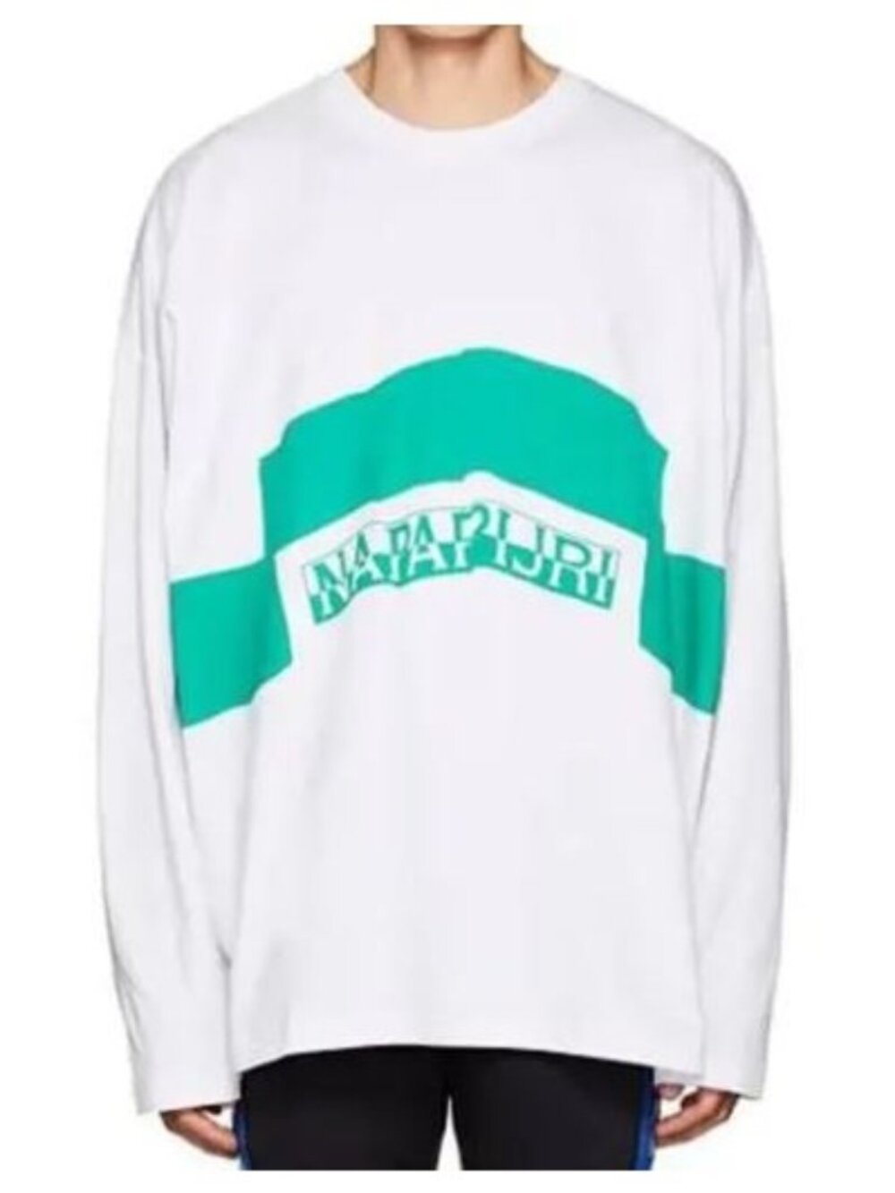 Martine Rose x Napapijri Napa Green Long Sleeve Tee Shirt Men's 2X NEW Slam Jam